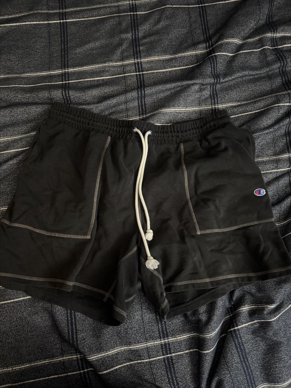 Champion Men's Black Sweat Shorts